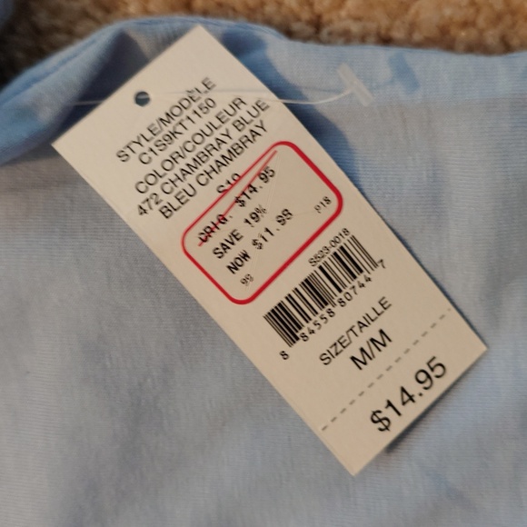 NWT Lord and Taylor T-shirt medium - Picture 2 of 3